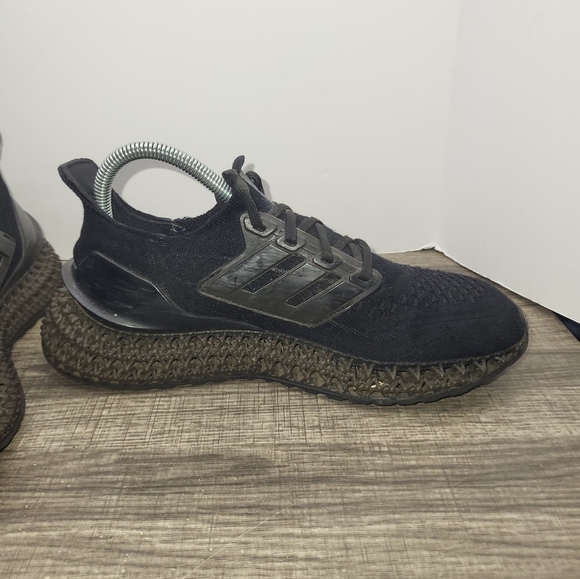 adidas Ultra 4DFWD Black Carbon (2022) Mens Size 6.5 Running Gym Sneakers Shoes - Picture 3 of 10
